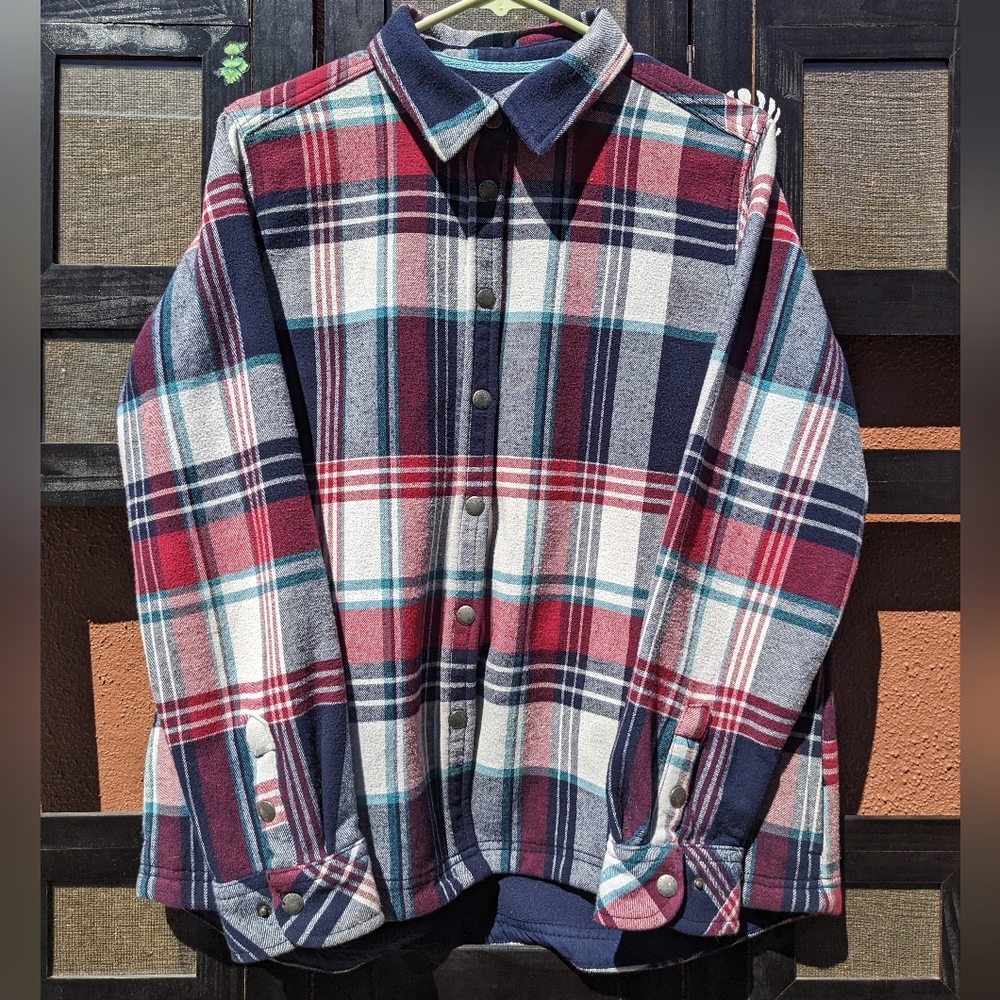 Women's Lightweight longsleeve flannel jacket by Orvis